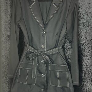 Mimi Chica long Single breasted Jacket